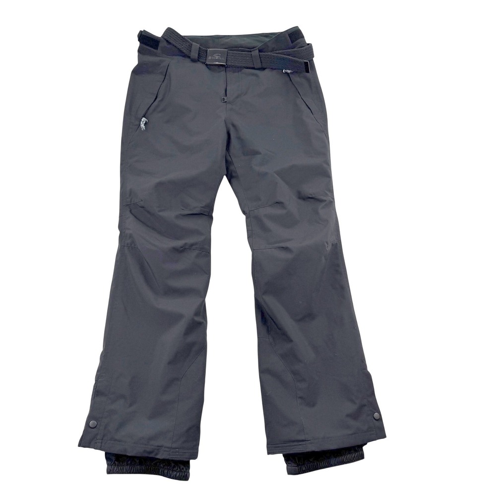 O'Neill Snow Pants Black Ski Snowboard Belted Boot gaiters Gorpcore Activewear L